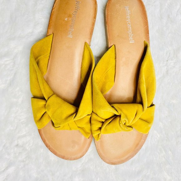 Jeffrey Campbell 8 39 Zocalo Knot Slides Sandals - Picture 2 of 9